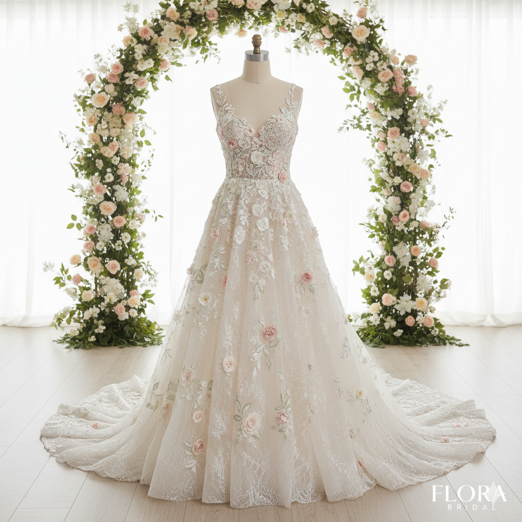 Elegant Floral Dress